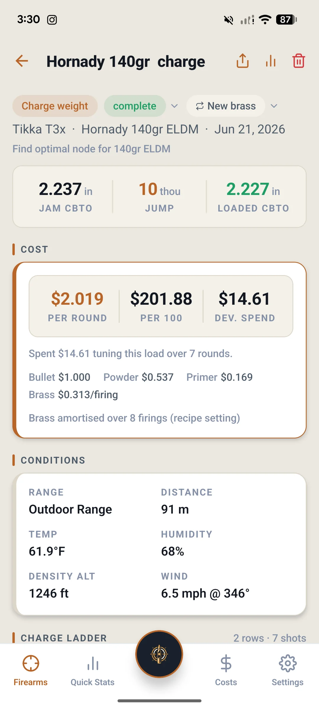 LoadNode load job in light theme with cost per round and conditions